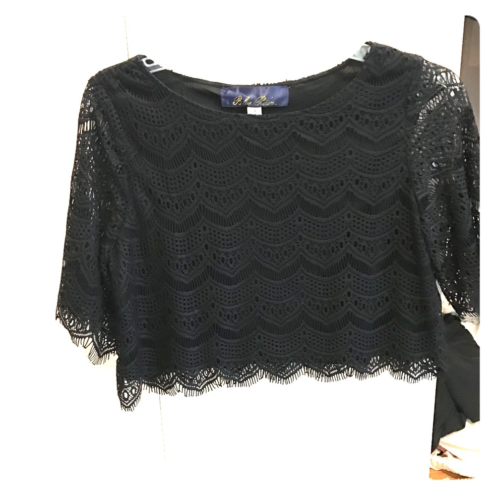 Lacey crop top